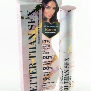 TOO FACED BETTER THAN SEX MASCARA - BLACK - KAREN ILUVSARAHII SOCIAL SUPERSTAR
